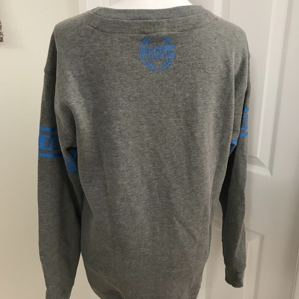 PINK UCLA Bruins Oversize Sweatshirt Sequin Logo - Picture 3 of 9
